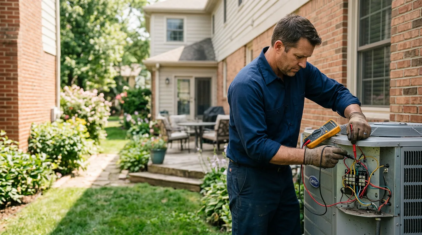 HVAC technician working near Ephrata, WA